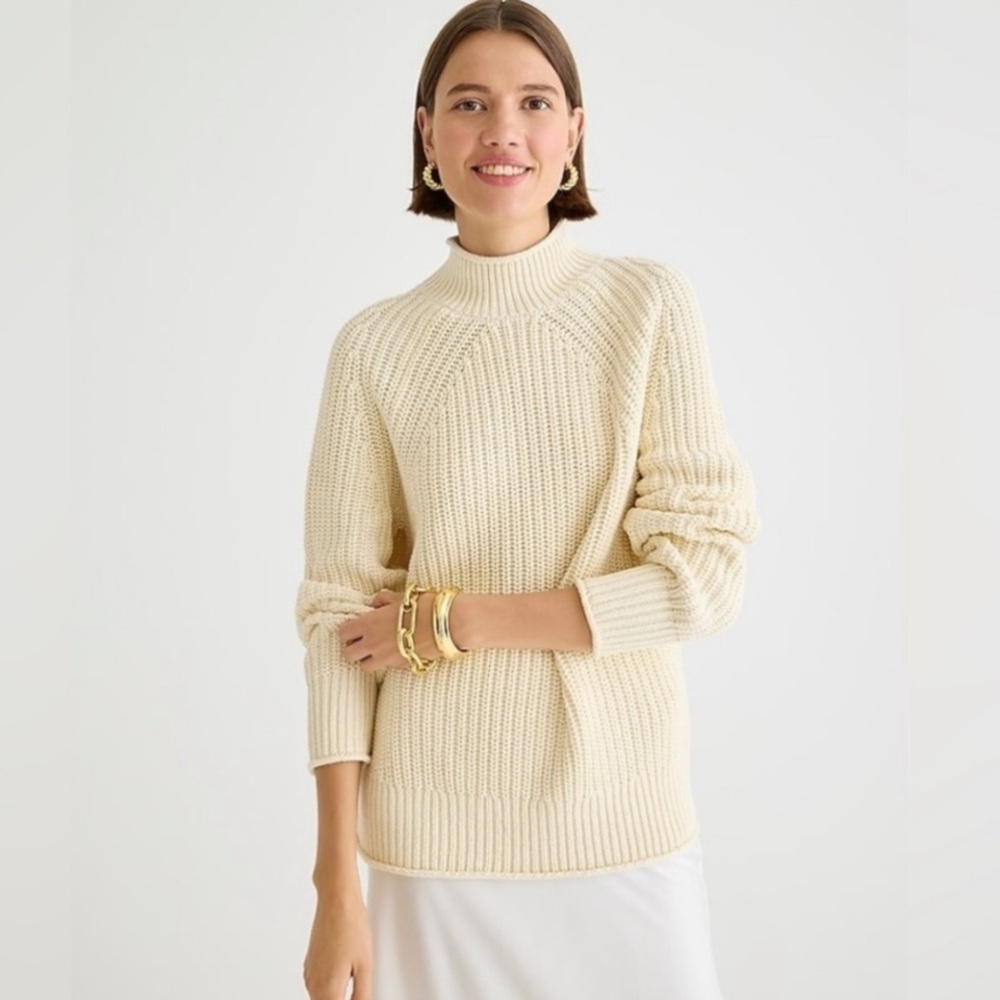 J. Crew Relaxed Rollneck Sweater